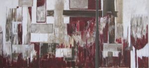 "Ater tumti" Mixed - Acrylic 150cm x 70cm 59in x 28in