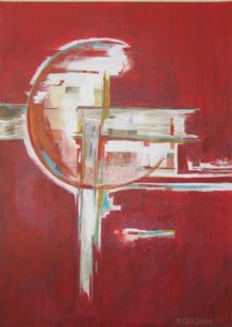 "3D II" Acrylic 50cm x 70cm 20in x 28in