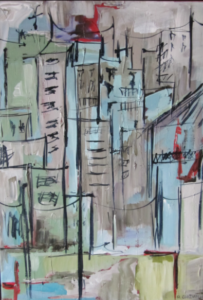 "Urbano IV" Mixed - Acrylic 50cm x 40cm 20in x 16in