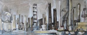 "Industria" Mixed - Acrylic 50cm x 90cm 20in x 35in