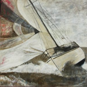 "Tumbada" Mixed - Acrylic 100cm x 100cm 39in x 39in