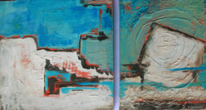 "Al.Ma" Mixed - Acrylic 40cm x 70cm 16in x 28in