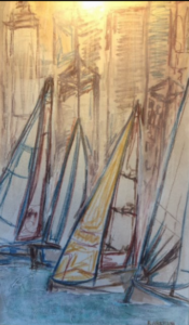 "Antagónico" Mixed - Acrylic 60cm x 35cm 24in x 14in