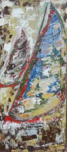 "Osadía" Mixed - Acrylic 90cm x 40cm 35in x 16in