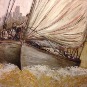 "Genoa" Mixed - Acrylic 80cm x 80cm 31in x 31in