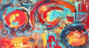 "Oportunidad única " Mixed - Acrylic 60cm x 80cm 24in x 31in