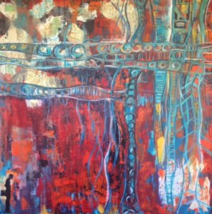 "Lugares" Mixed - Acrylic 80cm x 80cm 31in x 31in