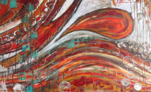 "Ley del caos" Mixed - Acrylic 60cm x 80cm 24in x 31in