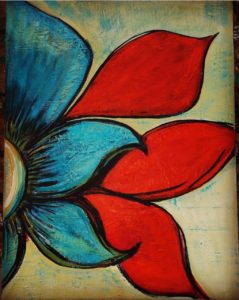 "Flower 1" Acrylic