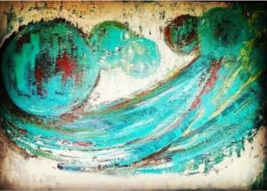 "Mundos" Mixed - Acrylic 70cm x 100cm 28in x 39in