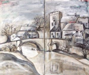 "Paises Bajos" Mixed - Acrylic