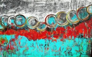 "Constancia" Mixed - Acrylic 90cm x 60cm 35in x 24in