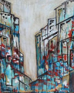 "Ro-construcción" Acrylic 60cm x 100cm 31in x 39in