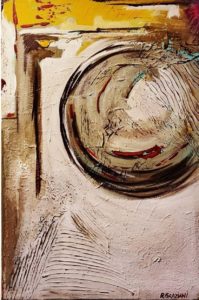 "Big moon" Mixed-Acrylic 40cm x 50cm 16in x 20in