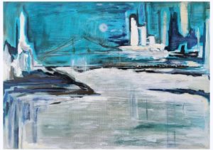 "ICE" Mixed - Acrylic 80cm x60cm 31in x 24in