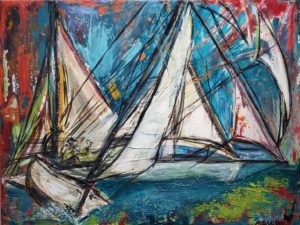 "Encrucijada" Mixed - Acrylic 80cm x 60cm 31in x 24in